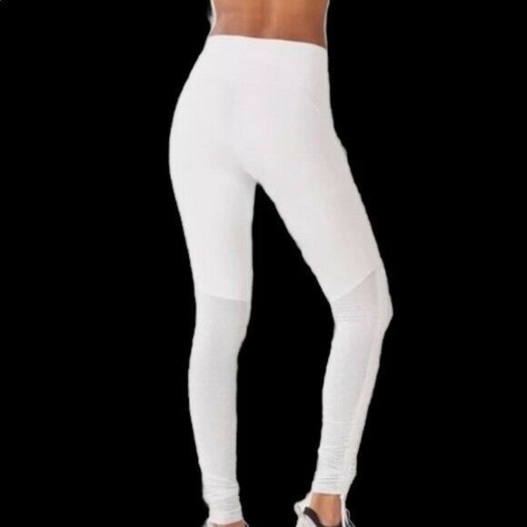 FABLETICS Cashel Foldover PureLuxe Legging Small White Sheer Legs - Picture 6 of 12